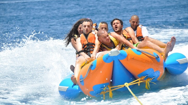 אקסטרים ספורט ימי, סוג כרטיס אבוב + בננה