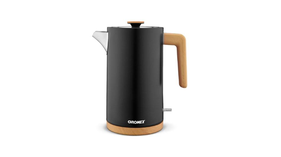 CHROMEX -קומקום חשמלי מעוצב שחור דגם CH669B -כולל משלוח