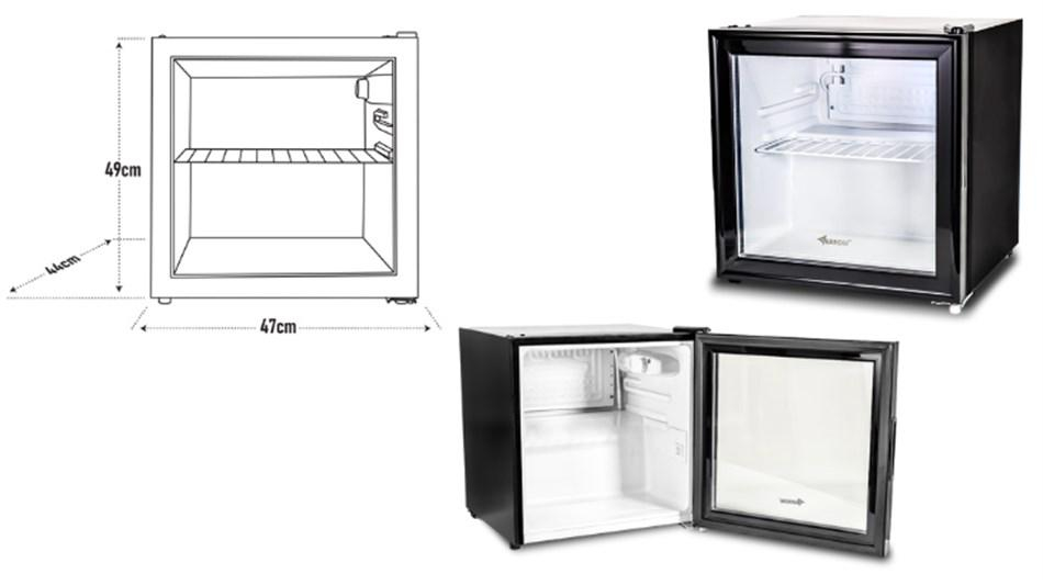 Arrow - מקרר דלת זכוכית ויטרינה 50 ליטר דגם 601100-004 - כולל משלוח